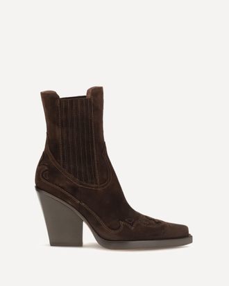 PARIS TEXAS Stivaletti ricamati Dallas Woman 38.5