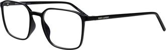 Saint Laurent Moderne Optische Bril SL 845 - Heren - Brillen - Zwart - 52 MM - Accessoires