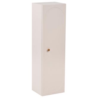Beliani Armario De Ba&ntilde;o De Pared 4 Estantes Tiradores Dorados Almacenaje Ba&ntilde;o Beige Tarumir