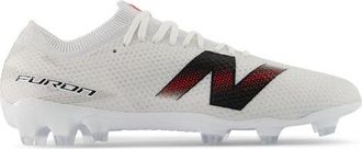 New Balance Unisex Furon Elite FG V9 en Blanco/Negro, Talla 44.5