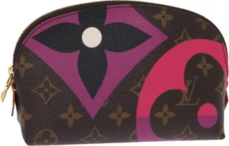Louis Vuitton Game On Brown Canvas Clutch Bag (Pre-Owned)