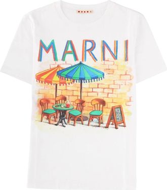 Marni Dames, Tops, Wit, Maat: 2XS Katoen