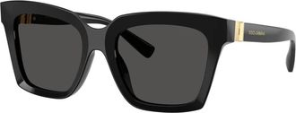Dolce & Gabbana Dg 4498 Zonnebril - unisex - Zonnebrillen - Zwart - 55 MM - Accessoires