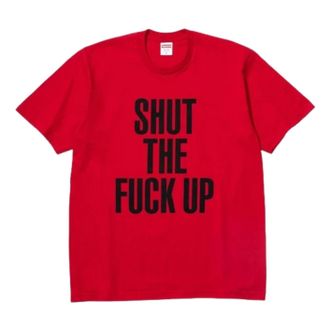SUPREME FW25 x Number (N)ine Shut Up T-Shirt Red FW25T8-RED
