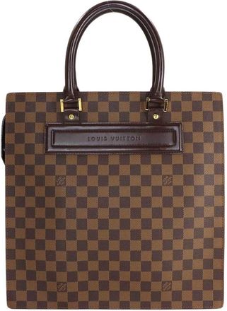 Louis Vuitton Brown Damier Canvas Ebene Damier Canvas Handbag Tote Bag (Pre-Owned)