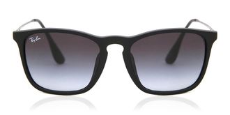Ray-Ban RB4187F Chris Asian Fit 622/8G Mens Sunglasses Black Size 54