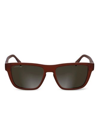 Lacoste square-frame sunglasses - Red