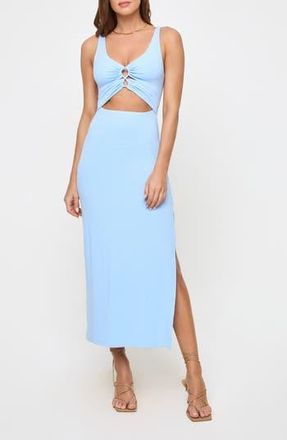L*Space Camille Cover-Up Dress in French Blue at Nordstrom Rack, Size X-Large