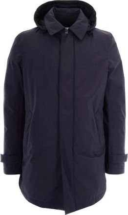 Herno Piumino Medio - male - Herno - Parkas - Blue - 2XL - Coats