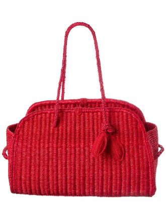 Jacquemus Turismo Raffia Satchel