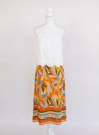 Z Supply Sea Esta Embroidered Top In White