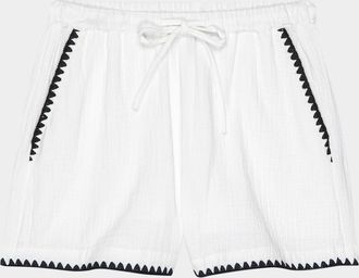 Rails Sunny Embroidered Gauze Shorts