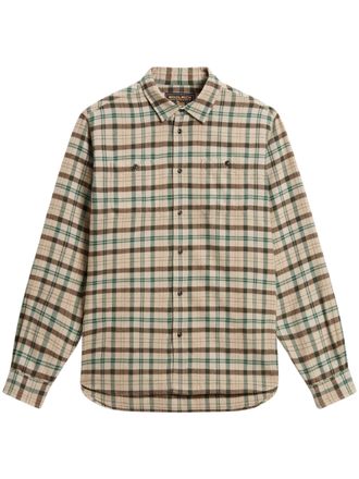 Woolrich Warren Checked Cotton Flannel Shirt