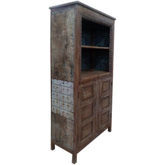 Wanderlust Deco Estanter&iacute;a Librer&iacute;a De Madera Marr&oacute;n 107x42x213hcm