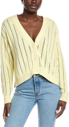 Autumn Cashmere Cotton By Autumn Cashmere Cropped V-Neck Cardigan
