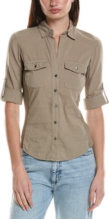James Perse Contrast Panel Shirt