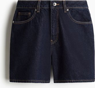 H&M Denimshorts mit hohem Bund - Blue