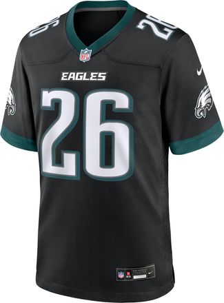 Nike Saquon Barkley Philadelphia Eagles Nike Mens NFL Game Jersey in Black | 67NM0G5T86F-XZ7