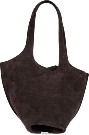 The Attico La Scoop Medium Tote Bag - Dames - Shoppers - Bruin - ONE Size - Leer - Tassen