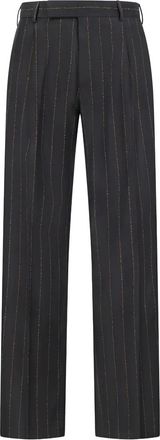 Pantaloni Torino Quindici gestreepte broek - Grijs