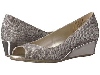 Bandolino Candra Womens Wedge Shoes Gold Glamour Material : 5.5 M, Synthetic