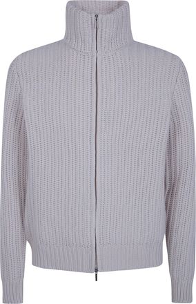 Barba Sweater Full Zip Wool Cashmere Viscose