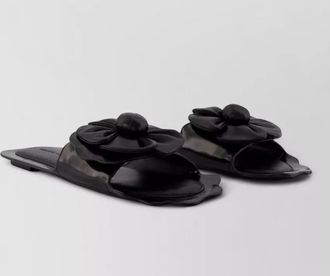 Marc Jacobs leather daisy mules