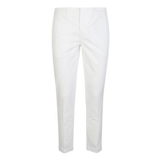 Fay Chinos, male, White, Size: W34 Capri Classic Pant