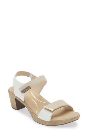 Naot Intact Sandal in Ivory/White/Gold at Nordstrom, Size 10Us
