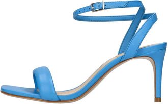 Schutz High Heel Sandalen - Dames - Sandalen met hakken - Blauw - 39 EU - Leer - Schoenen