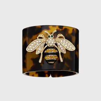 Joanna Buchanan Stripey bee resin napkin rings, set of four in Brown at Nordstrom