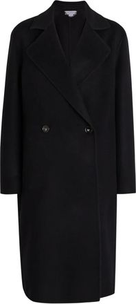 Stella McCartney Iconic wollen jas met dubbele rij knopen - Zwart