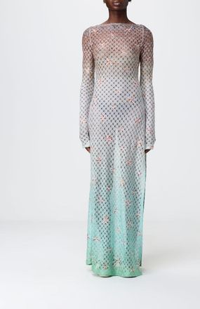 Missoni Abito copricostume lungo in viscosa multicolor lam&eacute; Missoni