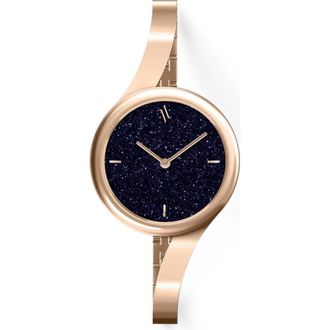Vanna Claire Gemstone Watch in Blue Sandstone-Rose Gold at Nordstrom