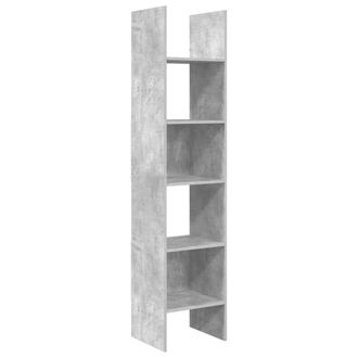 vidaXL Estanter&iacute;a De Madera Contrachapada Gris Hormig&oacute;n 40x35x180 Cm Vidaxl