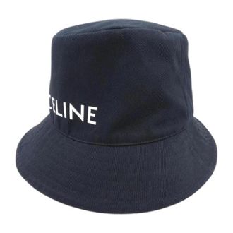 Celine Pre-owned Accessories, female, Blue, Size: ONE SIZE Pre-owned Fabric Hat