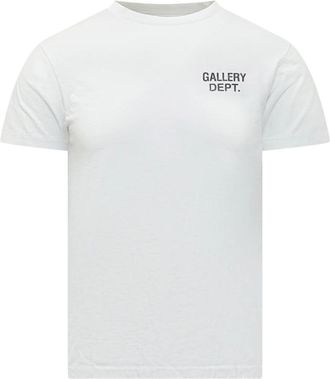 Gallery Dept. T-Shirts, male, White, Size: XS Logo Dusty T-shirt