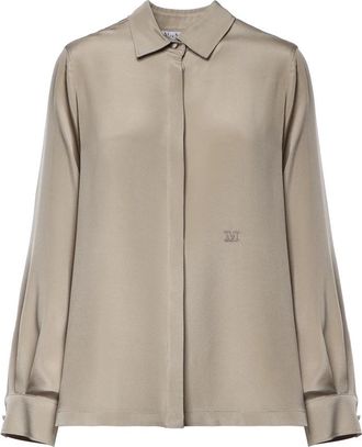 Max Mara Shirts - Dames - Overhemden - Bruin - S - Overhemden