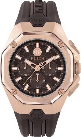 Philipp Plein Watches - Heren - Horloges - Bruin - ONE Size - Accessoires