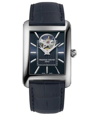 Frederique Constant Fr&eacute;d&eacute;rique Constant Carree Heart Beat Heren Horloge Blauw FC-311N4C26