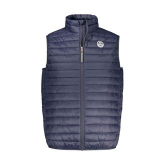 North Sails Mens Quilted Vest Navy - Dark Blue Nylon - Size X-Large
