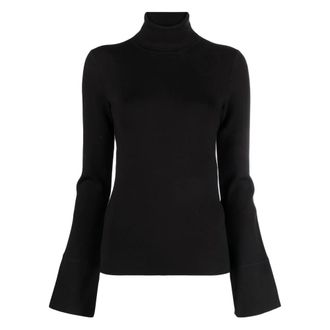 Joseph Top Silk Stretch - Dames - Truien - Zwart - Maat: XS Zijde