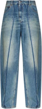 Maison Margiela Vitage Effect Jeans - Heren - Loose Fit Jeans - Blauw - W30 - Katoen - Jeans