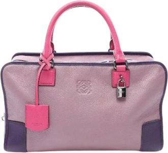 Loewe Borsa a mano Pre-owned Amazona 36 in pelle - - Pre-owned - Donna - Viola - ONE SIZE