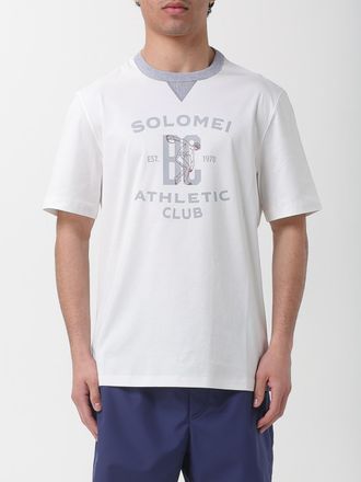 Brunello Cucinelli T-shirt in cotone stampata Brunello Cucinelli