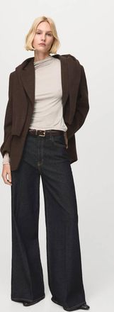 Mango Maglietta collo alto sabbia - Donna - XXL - MANGO