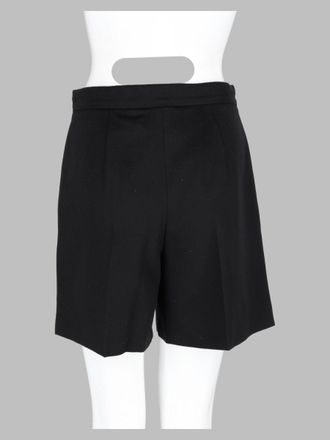 Max Mara Drap di Lana Bermuda Shorts - Black