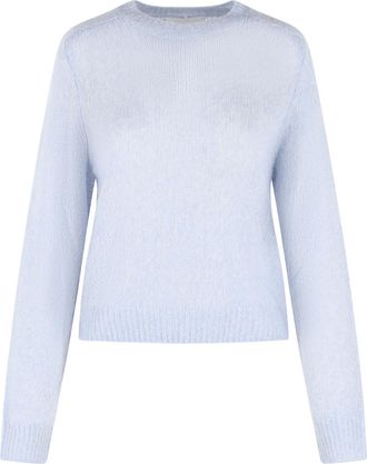 Lisa Yang Solene Sweater In Light Blue Cotton And Cashmere