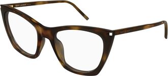Saint Laurent Kate Dunne Optisch Montuur - unisex - Brillen - Bruin - 55 MM - Accessoires
