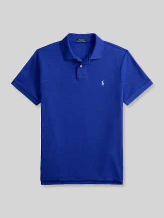 Polo Ralph Lauren Regular Fit Poloshirt aus reiner Baumwolle in Royal, Gr&ouml;&szlig;e XXL